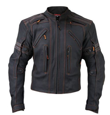 New Stylish Men’s Vulcan VTZ-910 Motorbike Street Leather Jacket