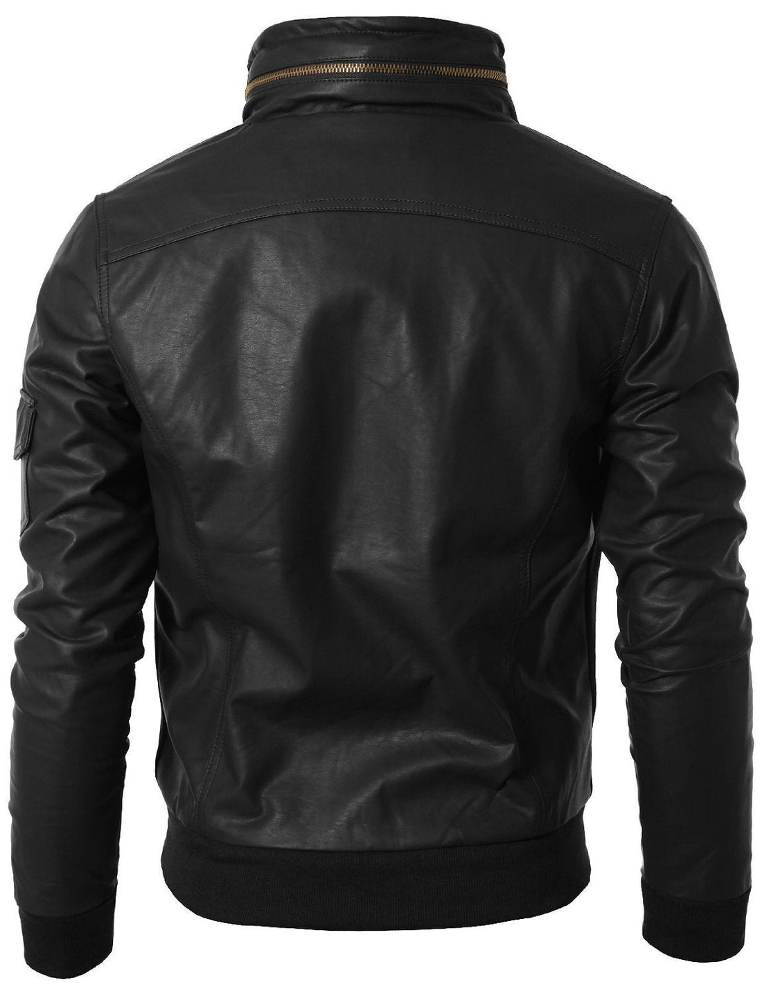 New Men’s Black Slim Fit Leather Jacket, Men Leather Jackets, Fashion Leather Jacket