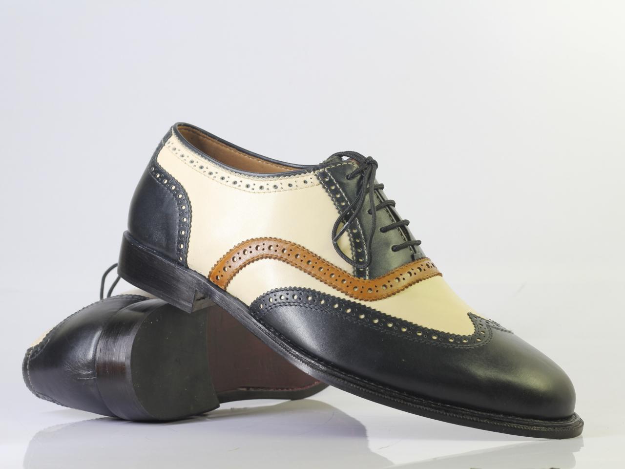 Handmade Men's Multi Color formal shoes, Men leather Brogue Dress Fashion shoes