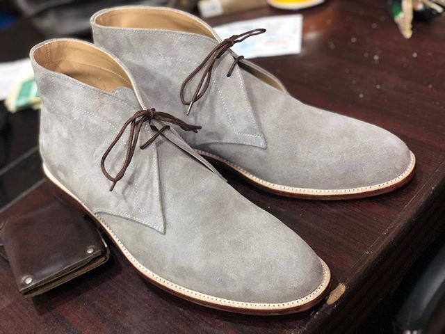 New Handmade Men's Gray Chukka Suede Lace Up Boots, Men Ankle Boots, Men Designer Fashion Boots