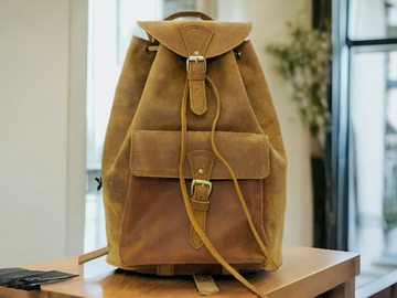 Full Grain High Quality Genuine Leather Back Bag